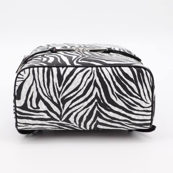 New Michael Kors Rhea Backpack Zebra Print - Picture 8 of 12